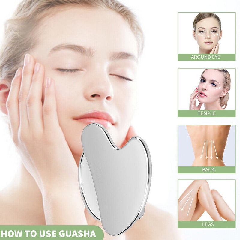 Stainless Steel Scraping Plate Whole Body Relaxation Deep Therapy Gua Sha Board