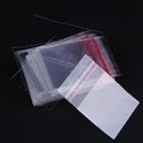 XinYunDa 100-Piece Clear Plastic Bag with Self Adhesive Gasket for