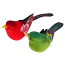 2pcs/Pack Delivers Cute Simulation Bird Flock Boutique Decor Home Table B