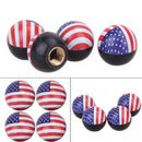 4PCS Car Tires Air Valve Cap Tire Valve Stems Dustproof Wheel Cover