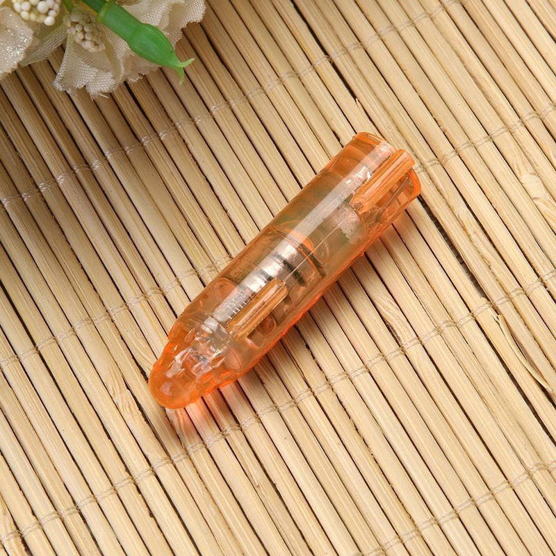 Underwater Mini Fish Attraction Indicator Lure LED Flashing Light(Orange)