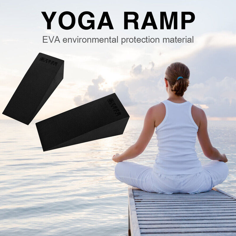 #A Portable Wedge Yoga Block Trainer Foam Foam Foot Stretcher Fitness Equipment