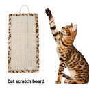 Hanging Fish Shaped Sisal Cat Scratch Mat Toys Pet Furniture Protector Pad