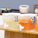 Cold Water Jug with Faucet Fruit Teapot Kettle Cool Water Bucket Dispenser