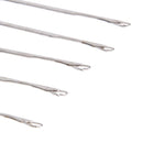 5pcs/set Plastic Handle Sealing Crochet Hooks Knitting Sewing Needles(Black