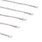 5pcs/set Plastic Handle Sealing Crochet Hooks Knitting Sewing Needles(Black