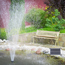 10V 380L/H Solar Panel Powered Water Pump Kits for Aquarium Fountain Pond Lawn