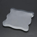 Transparent Acrylic Stamp Seal Block Pad for DIY Scrapbooking Tools(5x5cm)