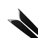 2Pcs B9 Car Gear Shift Side Panel Trim For Audi A4 A5 B9 2017-2020 Carbon Fiber