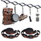 5x2pcs Hammock Strap Outdoor Camping Tree Hanging Load Bearing Rope(Orange)