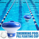 Floating Chemical Chlorine Dispenser Pump Tablets Water Purifier Swimming Pool