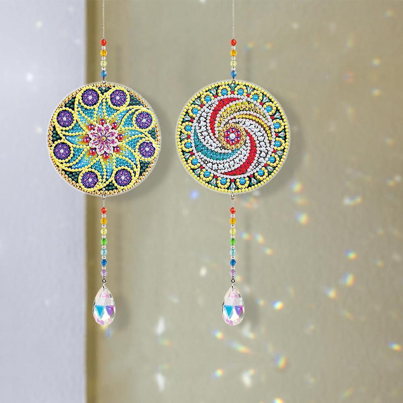 Crystal Light Catcher Diamond Painting Mandala Hanging Decor (GSKY2011)