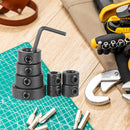9pcs Depth Stop Collars Ring Positioner Drill Bit Locator for Carpentry Newly