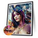 5D Diamond Painting Kit Queen Full Round Drill Rhinestone DIY Wall Art Gift