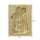 Wooden Cookie Mold Gingerbread Biscuit Embossing Baking Tool (E Rabbit 2)