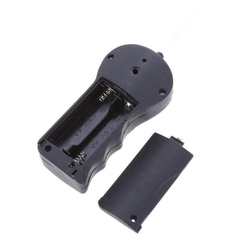 Wireless Electric RC Flocking Rat Toys Pet Cat Remote Control Mouse (Black)