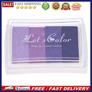 4 Colors Gradient Inkpad DIY Stamp Colored Ink Pad Printing Stationery(6)