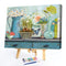 DIY Oil Drawing By Numbers Deer Frameless 50x40cm Flower on Canvas Decor