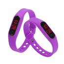 Unisex Sports Casual Date Sports Bracelet Digital Watch (Purple) Newly