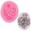 Octopus Silicone Mould Fondant Cake Cupcake Decor Mold T7E0 4.6*3.8*1cm B1Z9