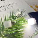LED Night Light USB Bedside Baby Bedroom Mobile Power Table Lamp (White) Newly