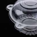 Disposable Cases Set Cake Holders Boxes Plastic Cupcake Reusable Muffin Cup