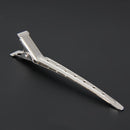 10pcs Hair Clips Hair Stainless Steel Hairdressing Sectioning Clips Clamp Newly