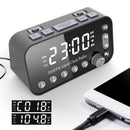 A1 Digital Alarm Clock DAB DAB FM Radio LED Display Dual USB Charging Port