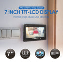 7"" TFT LCD Monitor PAL/NTSC 12V for Car Rearview Home Surveillance Cameera