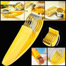 Banana Slicer Fruit Cutter Kitchen Gadget Banana Slicer Steel Fruit I8L4