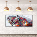 Running Colorful Horse Diamond Painting Rhinestone Full Square Drill for Rooms