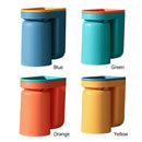 Toothbrush Holder Wall Mounted Adhesive Toothpaste Stand for Shower (Blue)