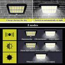 LED Outdoor Solar Garden Waterproof PIR Motion Sensor Wall Light (120COB A)