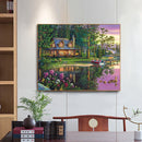DIY House Square Diamond Mosaic Picture Art Diamond Painting Kit
