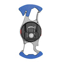 COB Work Light Keychain Flashlight Camping Bottle Can Opener LED (Blue)