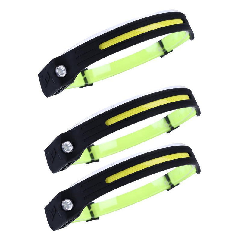 LED Headlamp 350 Lumens 4 Modes Waterproof Headlight Flashlight (2pcs)