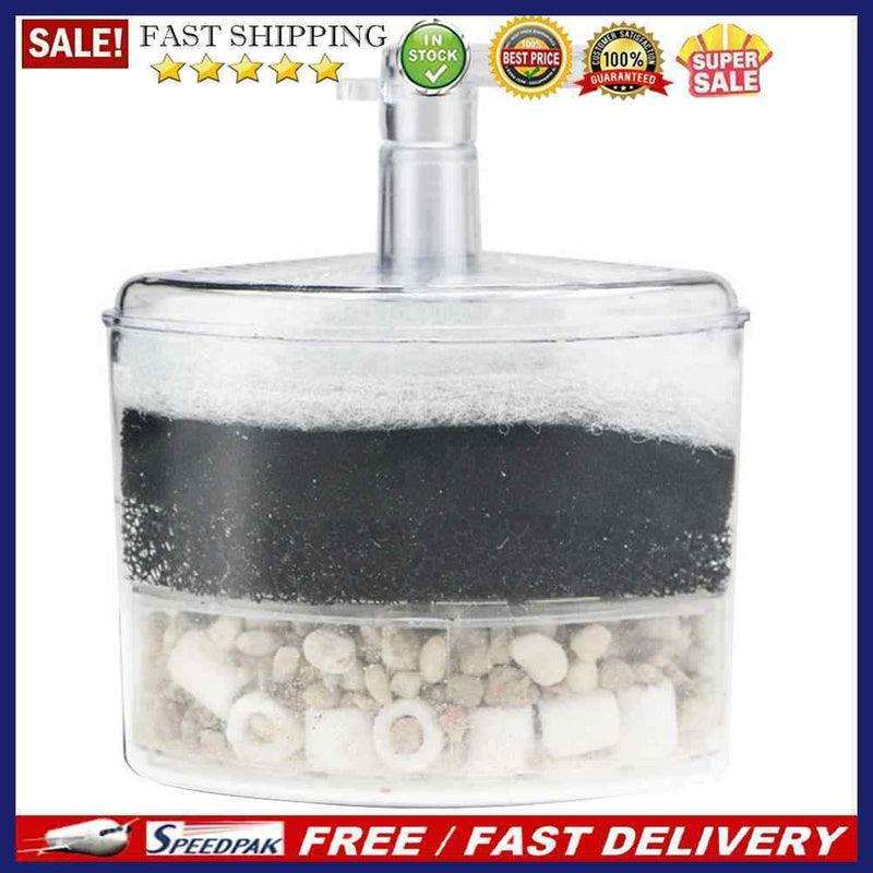 Mini Aquarium Fish Tank Filter Oxygen Submersible Air Pneumatic Water Purifier