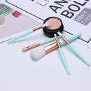 5x Eyes Makeup Brushes Set Portable Eyeshadow Eyebrows Beauty Pens (Green)