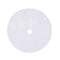 Christmas Tree Skirt White Long Plush Tree Carpet for Living Room Bedroom Garden