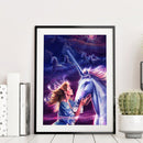 Painting By Numbers DIY Beauty Horse Canvas Oil Art Picture Kit Home Wall Decor