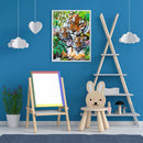 5D Diamond Painting Kit DIY Tiger Full Round Drill Home Decoration