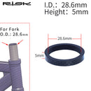 RISK Bike Headset Stem Carbon Fiber Washer Front Fork Spacer Gasket (5mm)