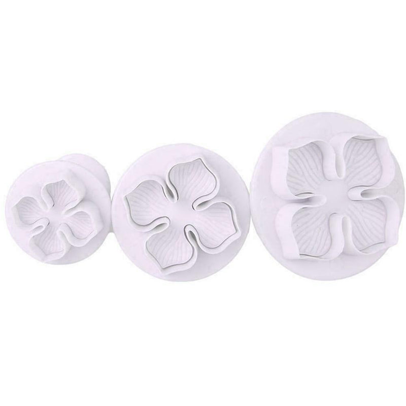 3Pcs / Set Hydrangea Fondant Cake Decorating Sugarcraft Cookie Cutters F7B1