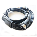 64Bit RGB/RGBS Audio Video Cable Link Replacement for MD1 Game Console Accessories