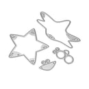 Snowvirtuos 4pcs Sea Star Metal Cutting Tools Stencils DIY Scrapbooking