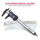 150mm 6 inch LCD Digital Electronic Carbon Fiber Vernier Calipers Measuring