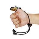 Brass Leather Thumb Finger Tip Protector Archery Pull Arrow Trigger Guard Rin