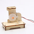 DIY Wooden Hand Cranked Generator Technology Students Kids Physical Science Toys