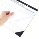 2022 Desk Calendar 18 Monthly Hanging / Desktop Blotter (2 Black Classic)