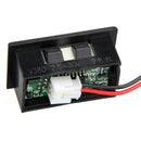 Car Digital DC 2.5/3-40V Voltmeter Automobile Motorcycle Two Wire Voltage Tes